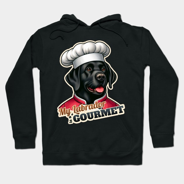 Chef Labrador Retriever Hoodie by k9-tee